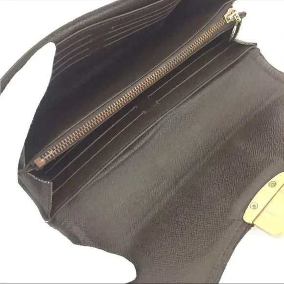 Authentic Louis Vuitton Damier Portefeiulle Sistina Long Bifold Wallet - Picture 7 of 8